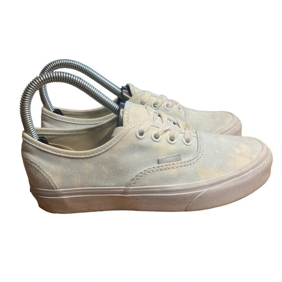 Vans Authentic Bleach Wash Low-Top Lace-Up Sneakers Women's Size 6 - Picture 9 of 11
